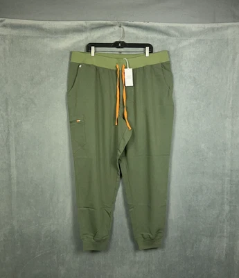 Figs Scrub Jogger Pants Womens Size 4XL TALL High Waisted Zamora Yoga Waistband - Image 1 of 4