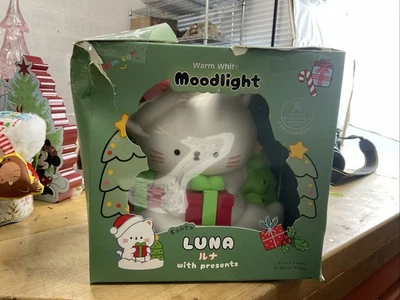 Mimicoco Moodlight Luna w/ Presents Santa Warm Light Nightlight Very Damaged Box - Image 1 of 4
