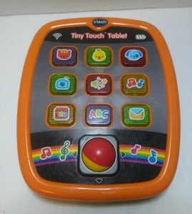 VTECH Tiny Touch Tablet toy lights sounds Music Animals ABC letters 123s numbers - Picture 1 of 5
