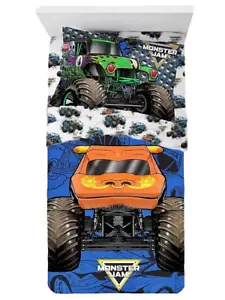 Monster Jam Smash & Mash Kids Blanket & Sheet Set-W152186049522, W1245346201 - Picture 1 of 22