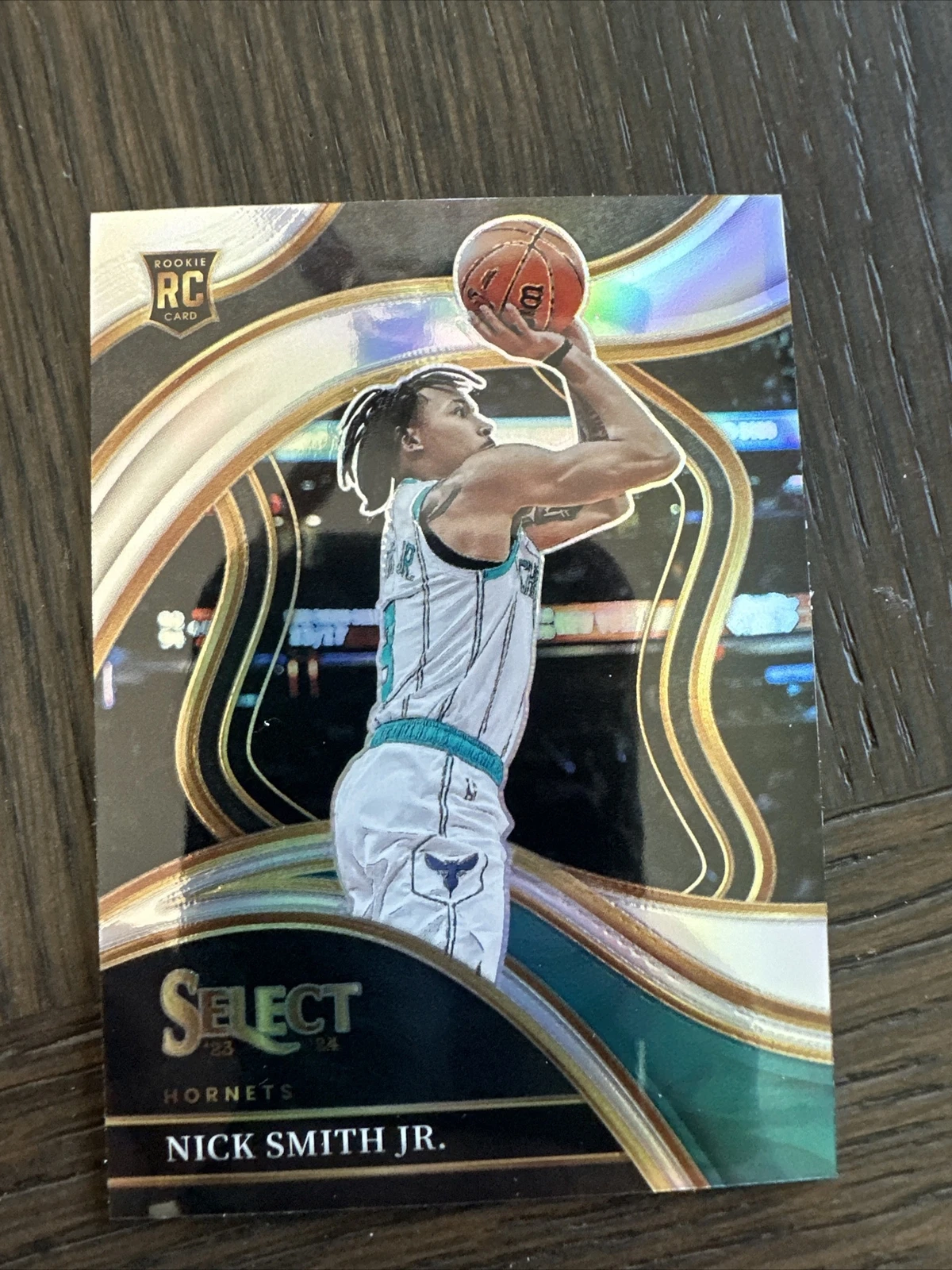 2023-24 Panini Select Nick Smith Jr Courtside Silver Prizm RC Hornets #293