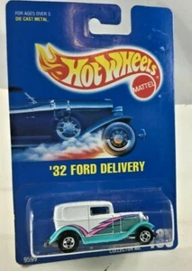 Ford Nº de entrega Hot Wheels '32 135 Blanco Con Gráficos 1991 Vintage Nuevo  - Imagen 1 de 7