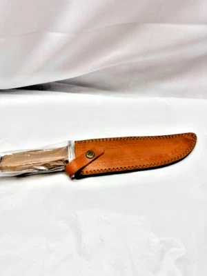 Cuchillo de 15,5" con cubierta de cuero -*Nuevo Foto 1 de 4