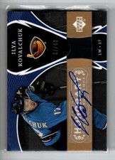 2007-08 Upper Deck Trilogy Honorary Scripted Swatches #SSIK Ilya Kovalchuk /50