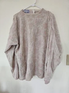 Tangles Woman's Sweater Wool And Angora Vtg Italy Sz XL Classic Y2k Cottage Core - Picture 1 of 9