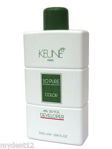 keune so pure developer Cream 6% Oxygen 33.8 1 liter (New Packing) - Picture 1 of 2