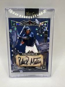 2023 Wild Card 5 Card Draw Pedro Martinez Jr Detroit Tigers RC Blue Cracked #1/2 - Picture 1 of 2