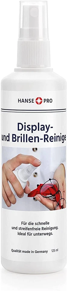 HANSE PRO Display- und Brillen-Reiniger, 2x 125 ml I Reinigungs-Spray