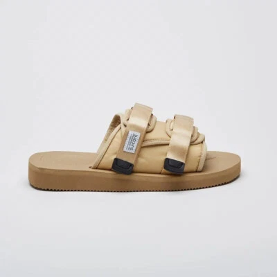 Sandalias pantuflas SUICOKE MOTO-Cab OG-056Cab beige Foto 1 de 4