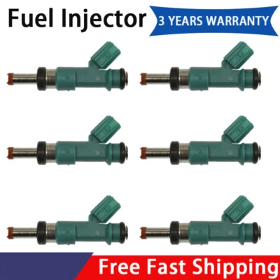 6x Inyector de combustible FJ1084 para Lexus 2013-2018 ES350 2011-2015 RX350 2010-15 RX450H Foto 1 de 4