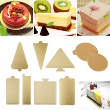 50pcs Tappeto MOUSSE SCHIUMA inferiore schede base per torta torta dessert Vassoio schede di carta