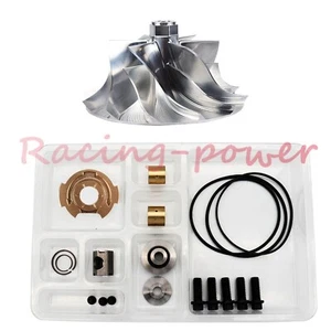 05-07 Ford Powerstroke 6.0 Billet GT3782VA Turbo Compressor Wheel + Rebuild Kit - Picture 1 of 9