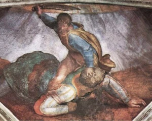 Impresión o lienzo - David y Goliat, por Miguel Ángel - Imagen 1 de 1