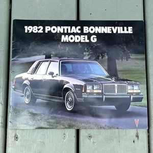 1982 Pontiac Bonneville Model G Car Auto Dealer showroom Sales Brochure - Picture 1 of 5