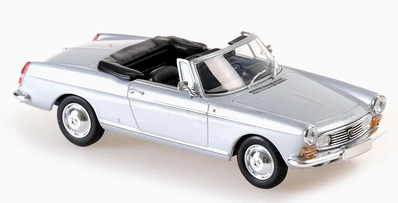 Peugeot 404 Cabriolet 1962 Silver  'Maxichamps' Editio 1:43 MINICHAMPS 940112930 - Immagine 1 di 1