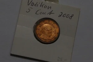 🧠🇻🇦 VATICAN 5 CENTS 2008 SCARCE B56 #Z5844 - Picture 1 of 3