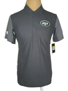 NEW YORK JETS NIKE POLO SHIRT ADULT MENS SMALL GRAY NEW with tags - Picture 1 of 5