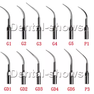 5 pezzi punte per ridimensionamento piezoelettrico ad ultrasuoni dentale adatte a picchio EMS / DTE SATELEC - Foto 1 di 37