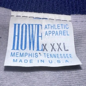 Ropa deportiva Howe vintage hecha en EE. UU. etiqueta de ropa repuesto - Imagen 1 de 5