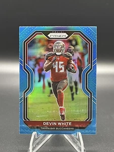 2020 Panini Prizm Blu SP Devin White #259 Tampa Bay Buccaneers - Foto 1 di 2