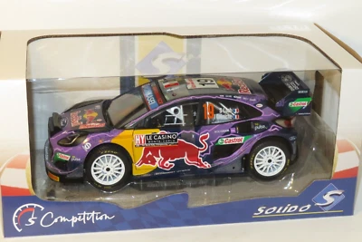 1/18 Ford Puma Rally1 Hybrid  Red Bull  Winner Rally Monte Carlo 2022 #19 S.Loeb - Image 1 of 3