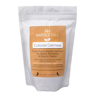 Marble Hill Colloidal Oatmeal Bath Soak - for Very Dry Itchy Skin 500g 12 Baths