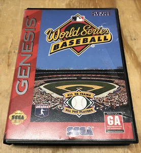 World Series Baseball - Sega Genesis - Original Case Without Manual - SHIPS FAST - Picture 1 of 6
