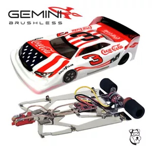 #383DZ8 - 1/24 GEMINI Coche Ranura RTR 3000Kv Motor PARMA - Coca-Cola #3 - Imagen 1 de 2