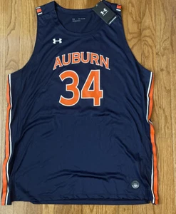 Men's Auburn Tigers Under Armour Replica Basketball Jersey NWT 2XL XXL - Picture 1 of 2