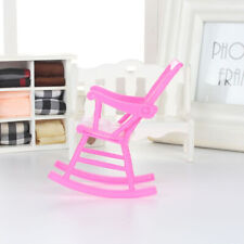  1pc Mini Rocking Chair for Dolls Role Play Toys Accessories for Kids Children