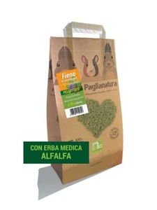Fieno Pellet 3kg + 10% Alfalfa - Alimento Naturale e Proteico per Conigli, Cavie - Foto 1 di 4
