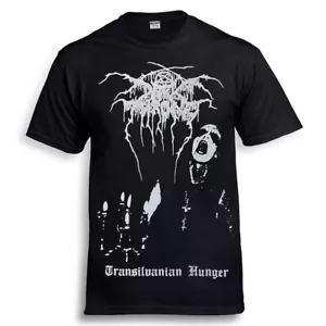 DARK THRONE Transilvanian Hunger Black T-Shirt Mayhem Bathory Darkthrone - Picture 1 of 5