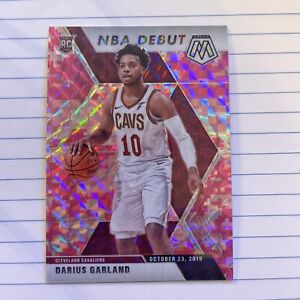 Darius Garland - 2019-20 Panini Mosaic Pink Camo - RC Rookie #262 NBA Debut