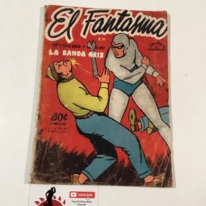 1953 FUMETTI SPAGNOLI PAQUITO #10.001 EL FANTASMA IL FANTASMA PANAMERICANA MESSICO - Foto 1 di 5