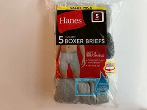 Hanes Men’s Boxer Briefs - 3 Pack (Open Box) | Size Small (28-30”) - Picture 1 of 4