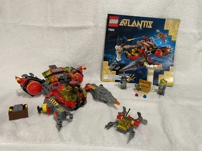 Retired LEGO Atlantis: Deep Sea Raider (7984) -- All figs + instructions  - Image 1 of 4