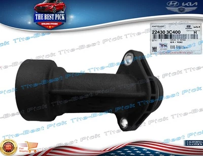 ⭐GENUINE⭐ ENGINE OIL FILLER NECK TUBE ADAPTOR FOR (Genesis &KIA) ⭐OEM⭐224303C400 - Image 1 of 4