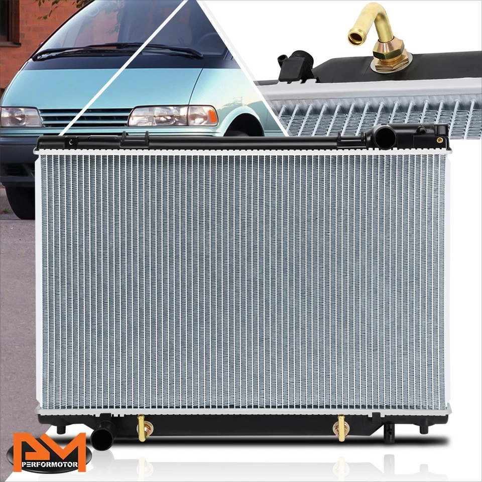 Radiador de enfriamiento completo de aluminio estilo fábrica OE para 91-95 Previa AT/MT DPI-1155 Foto 1 de 4
