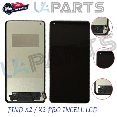 UA PARTS Per Oppo Find X2 / Find X2 Pro INCELL LCD Touch Screen Digitalizzatore Display