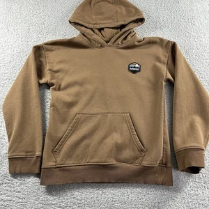 Avalanche Hoodie Youth Medium 10/12 Brown Embroidered Graphic Patch Logo Outdoor - Picture 1 of 9