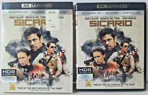 Sicario w/ Slipcover & Digital Code (4K Ultra HD, Blu-ray, 2015) OOP ~ Very Nice - Picture 1 of 6