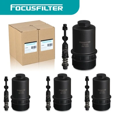 4PCS FOCUSFILTER 06K115678 Premium Oil Filter Housing Cap for AUDI A3 A4 Q5 - Image 1 of 4