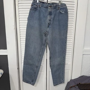 Vintage Levis 550 Relaxed Tapered Leg Jeans Damen 16 Reg M (passt 34x31) 90s Y2K - Bild 1 von 5