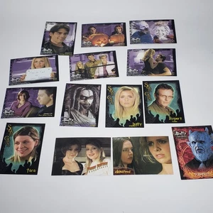 Set 14 carte collezionabili Buffy The Vampire Slayer stagione 4 stagione quattro 2000 - Foto 1 di 16
