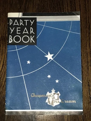 PUBLICIDAD LOS ANGELES CHAPMAN'S HELADO MOLDE NOVEDAD FIESTA ANUARIO ca1932 Foto 1 de 4