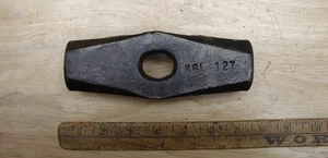 Vntg Klein & Logan 6lb Sledge Hammer Head,6-7/16",1-13/16" Oct Faces,L@@K! READ! - Picture 1 of 7