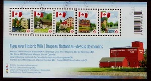 KANADA 2010 FLAGGEN UND MÜHLEN KLEINBOGEN FEIN GEBRAUCHT - Bild 1 von 1