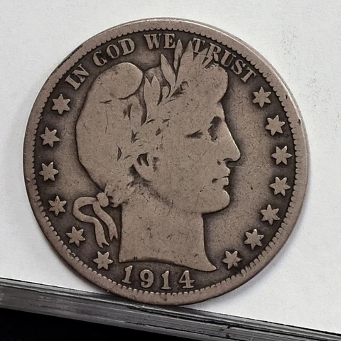 1914 Barber Half Dollar - VG (49892-L) Cover