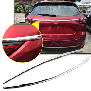 For Mazda CX-5 CX5 2017-2021 Chrome Rear Trunk Molding Tailgate Lid Cover Trims - Bild 1 von 11