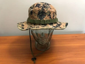 U.S. MARINES DIGITAL CAMOUFLAGE HAT COVER FIELD MARPAT LARGE GREEN BLACK BROWN - Picture 1 of 9